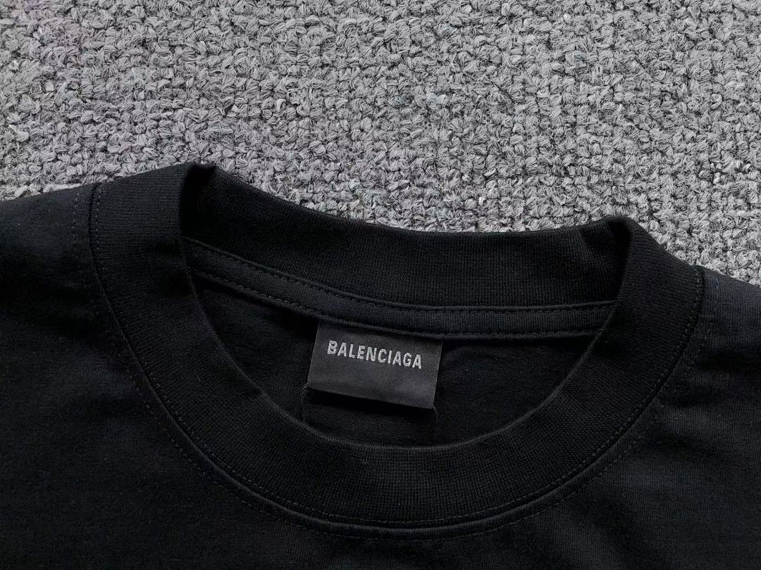 Balenciaga 125 B⭐L⭐⭐⭐IA⭐A T-SHIRT 3102220821 (Im 170Cm 57Kg I Wear Size S In The Phot) - Image 30