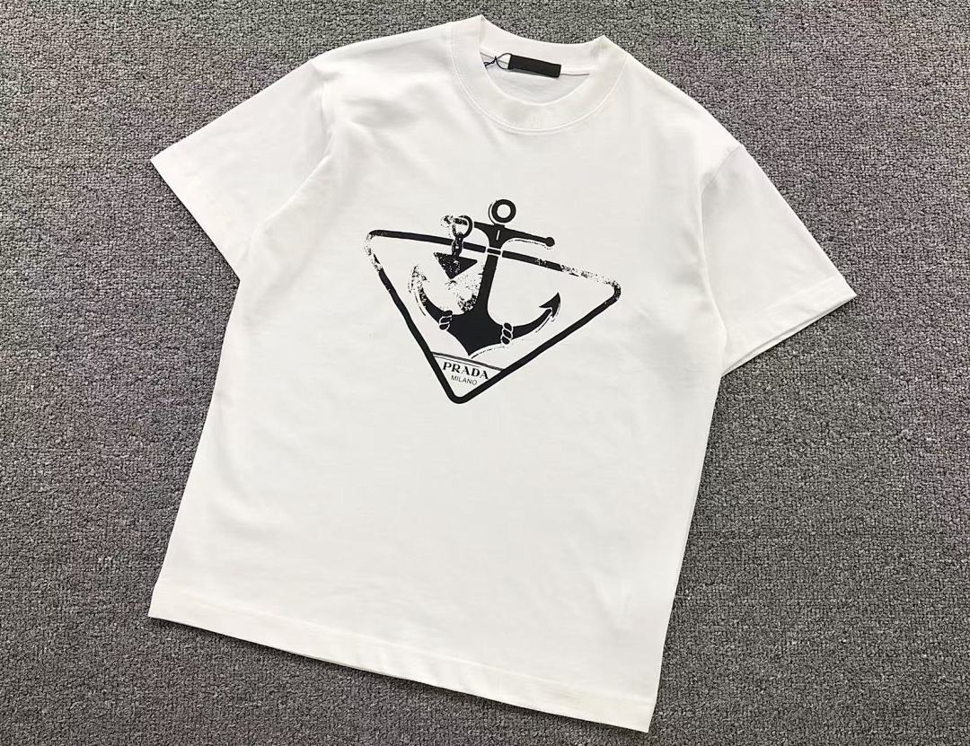 Prada 95 P⭐A⭐A T-SHIRT 502171281 (Im 170Cm 57Kg I Wear Size S In The Phot) - Image 13