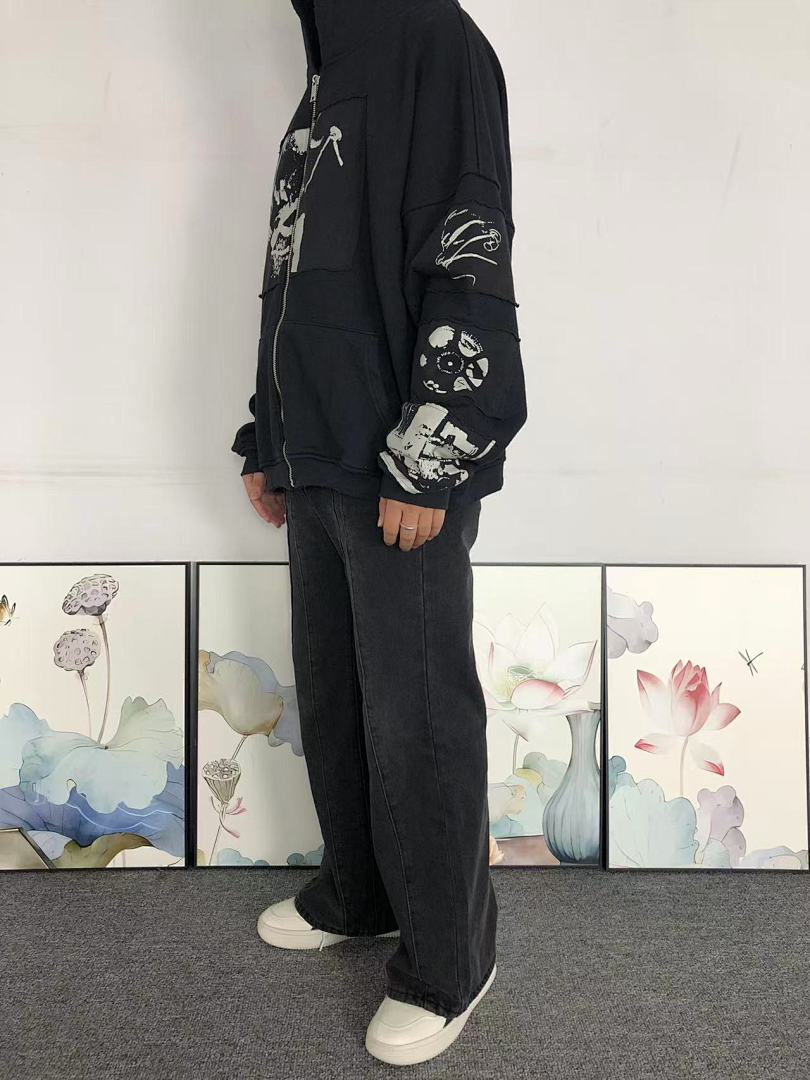 Chanel 208 ENFANTS RICHES DEPRIMES HOODIE 5102711136 (Im 170Cm 60Kg I Wear Size M In The Phot) - Image 4