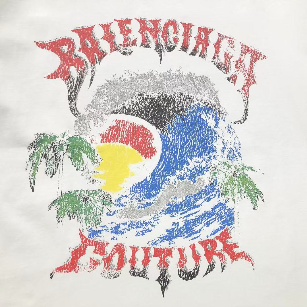 Balenciaga 129 B⭐L⭐⭐⭐IA⭐A T-SHIRT 3206171821 (Im 170Cm 60Kg I Wear Size S In The Phot) - Image 10