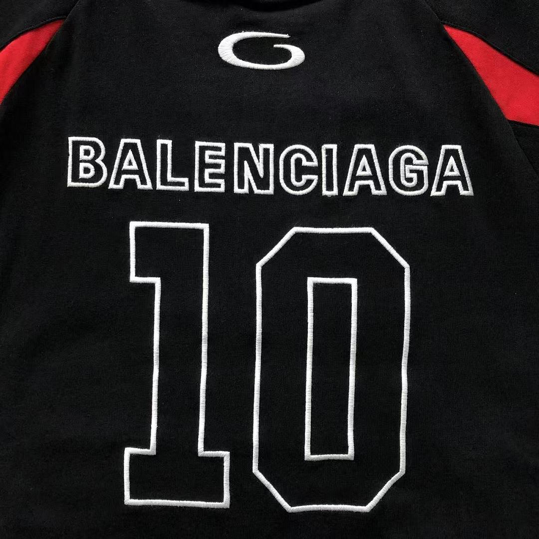 Balenciaga 185 B⭐L⭐⭐⭐IA⭐A NBA BASKETBALL LONG SLEEVED 42082105163 (Im 170Cm 60Kg I Wear Size S In The Phot) - Image 10