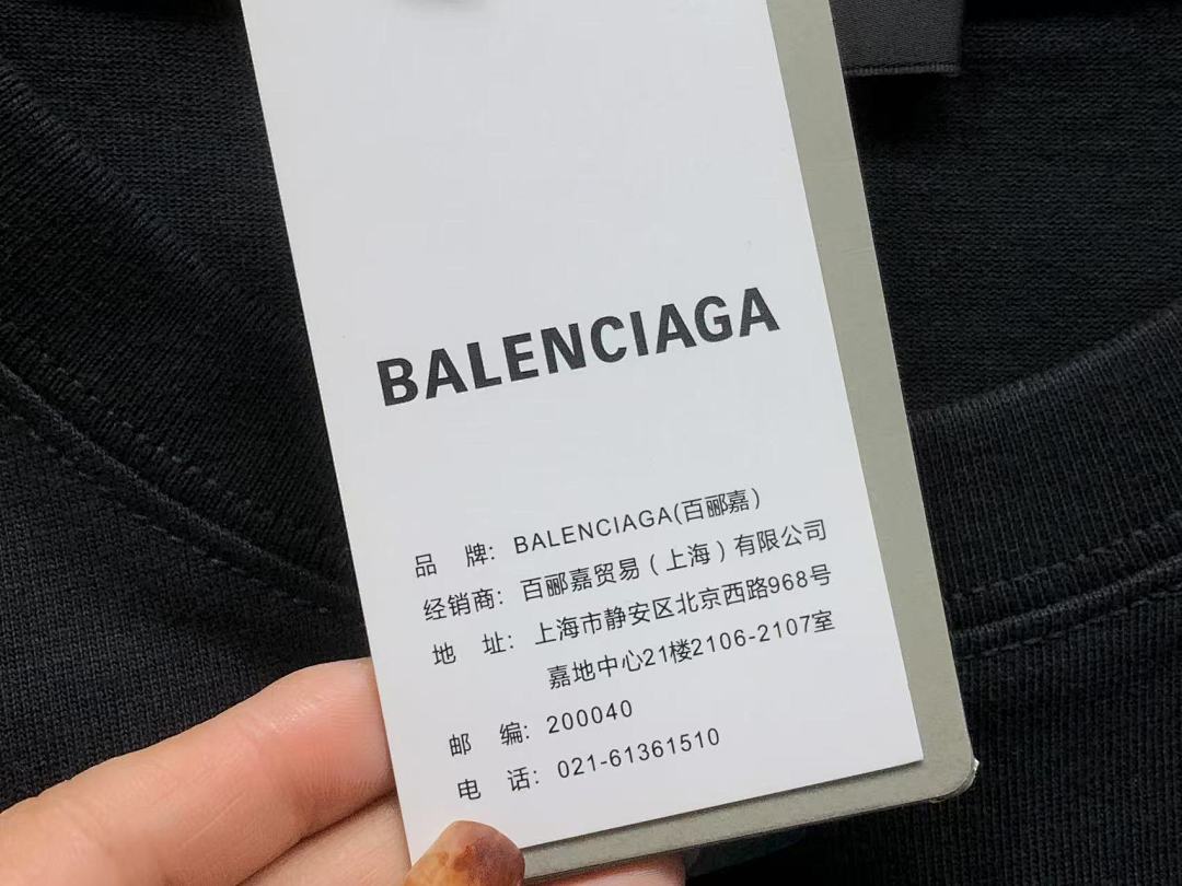 Balenciaga 95 B⭐L⭐⭐⭐IA⭐A T-SHIRT 5230603136 (Im 170Cm 60Kg I Wear Size M In The Phot) - Image 19