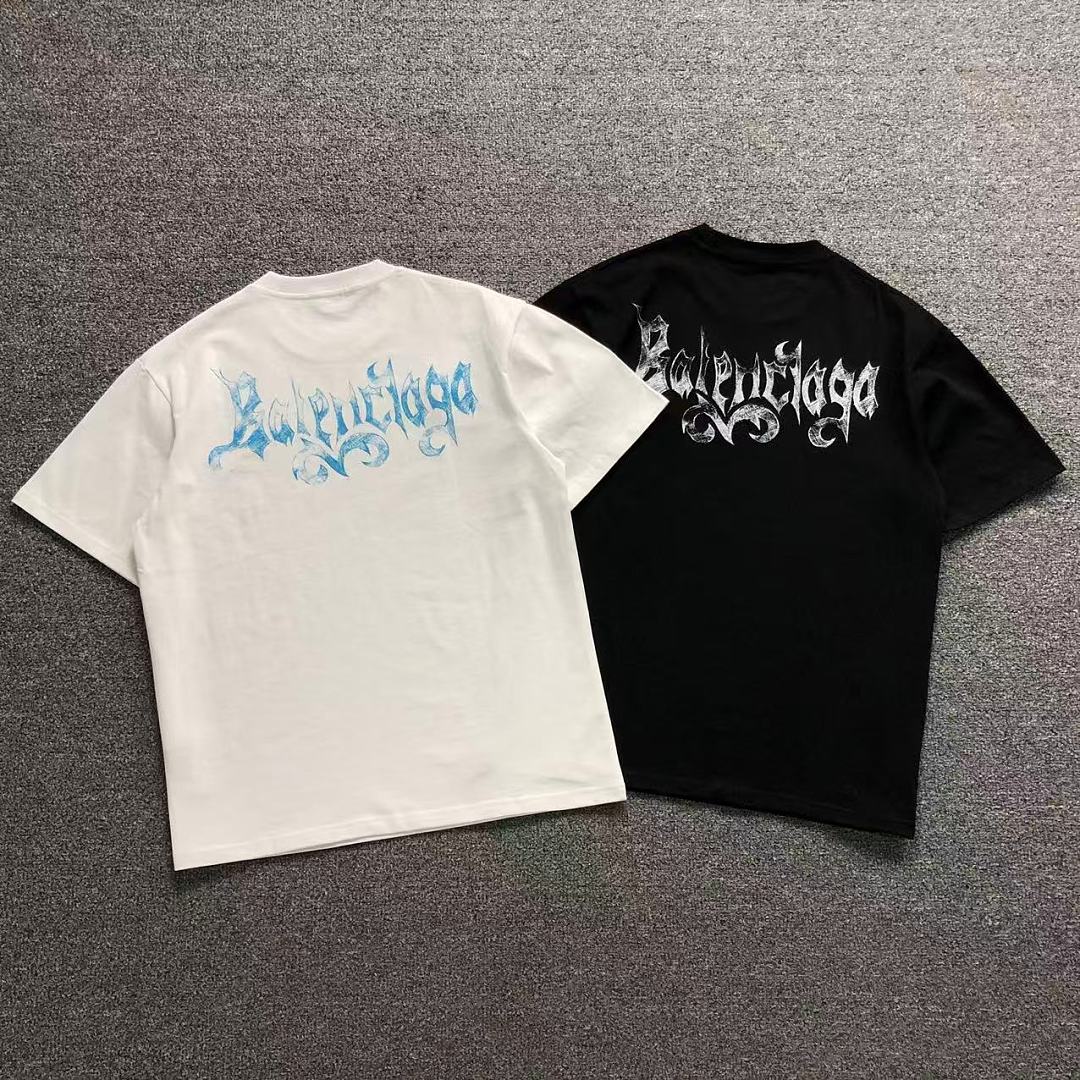 Balenciaga 113 B⭐L⭐⭐⭐IA⭐A T-SHIRT 5261103147 (Im 170Cm 60Kg I Wear Size M In The Phot)