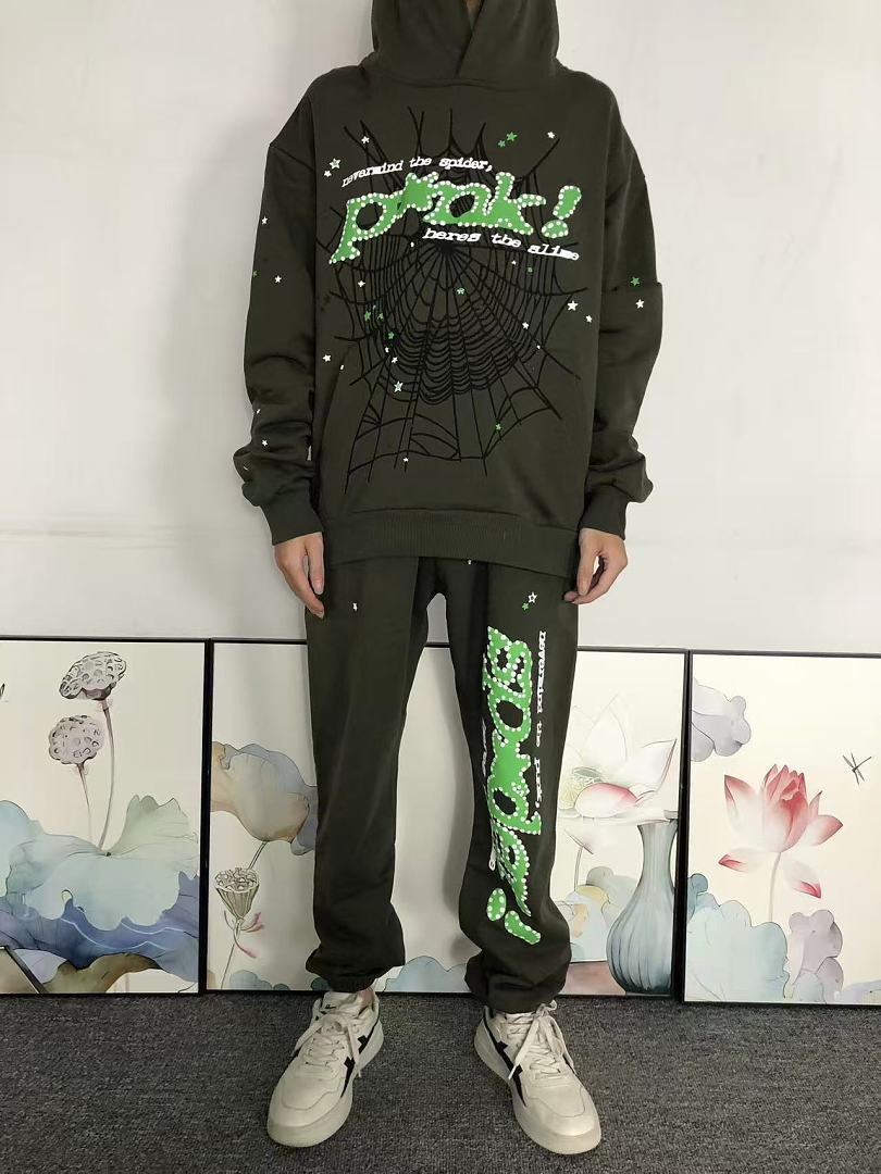 Sp5der TROUSERS SP5DER HOODIE - Image 4