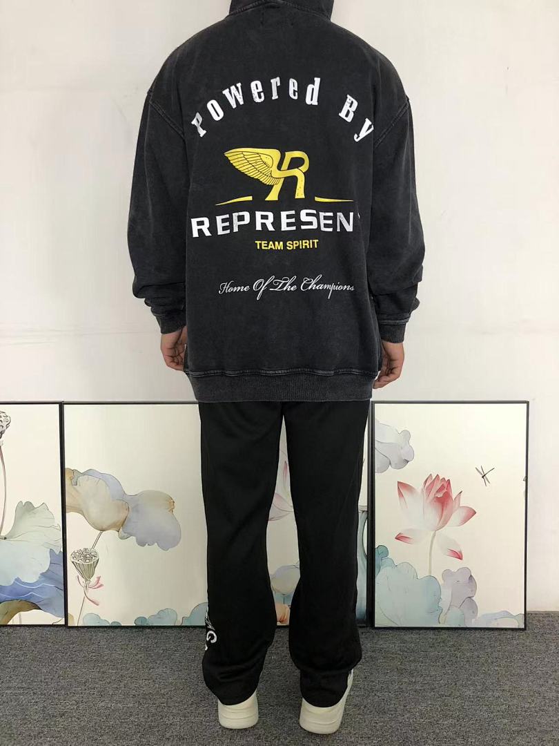 Represent 135 REPRESENT HOODIE 510032291 (Im 170Cm 60Kg I Wear Size S In The Phot) - Image 4