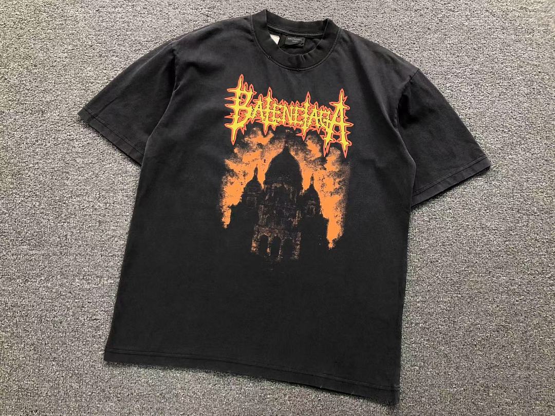 Balenciaga 125 B⭐L⭐⭐⭐IA⭐A T-SHIRT 3205030721 (Im 170Cm 60Kg I Wear Size S In The Phot) - Image 6
