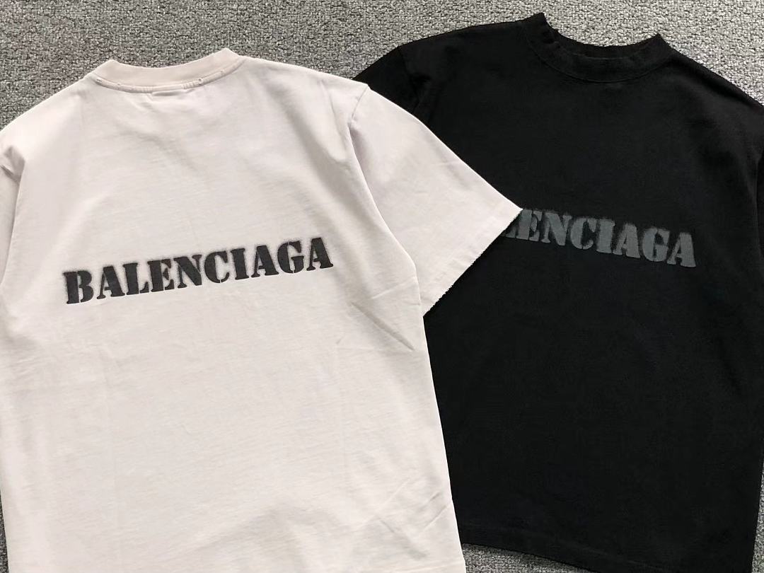 Balenciaga 125 B⭐L⭐⭐⭐IA⭐A T-SHIRT 42042411163 (Im 170Cm 60Kg I Wear Size XS In The Phot) - Image 6
