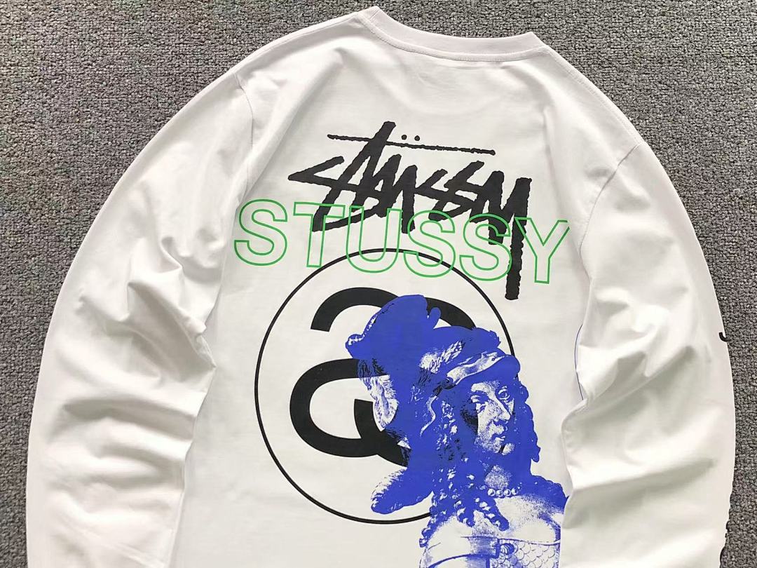 Stussy 135 STUSSY LONG SLEEVED 4107010977 (Im 170Cm 60Kg I Wear Size S In The Phot) - Image 9