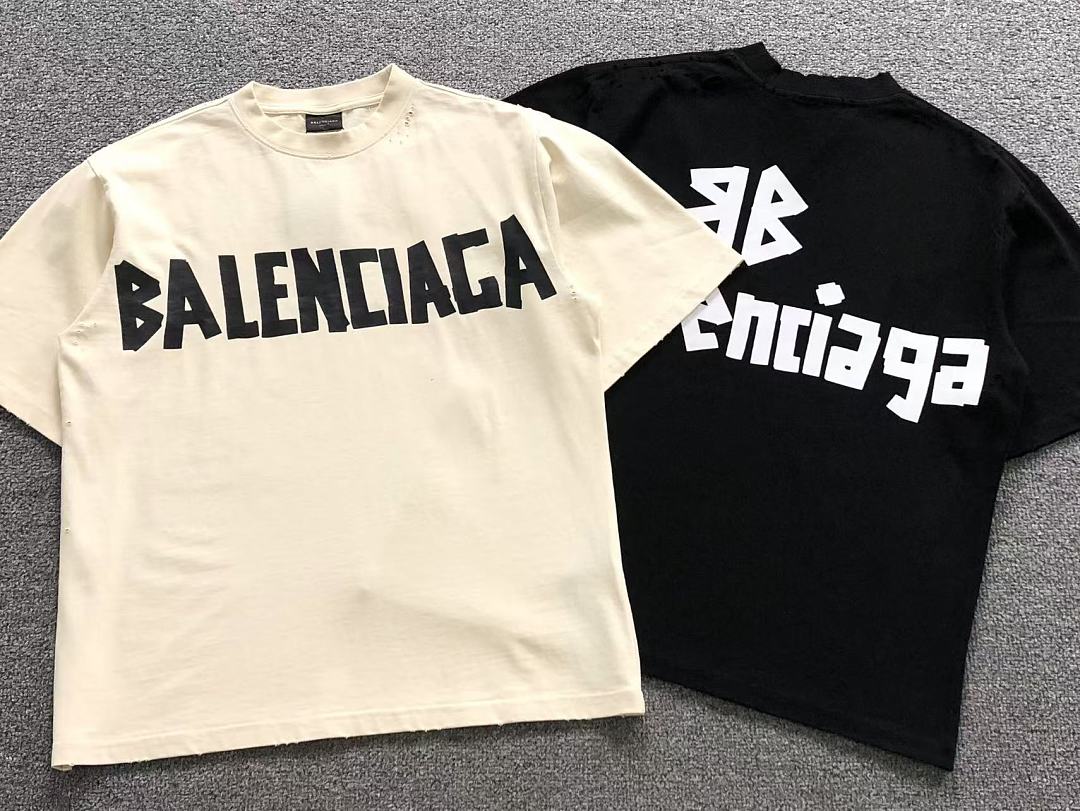 Balenciaga 135 B⭐L⭐⭐⭐IA⭐A T-SHIRT 42042601163 (Im 170Cm 60Kg I Wear Size XS In The Phot) - Image 6