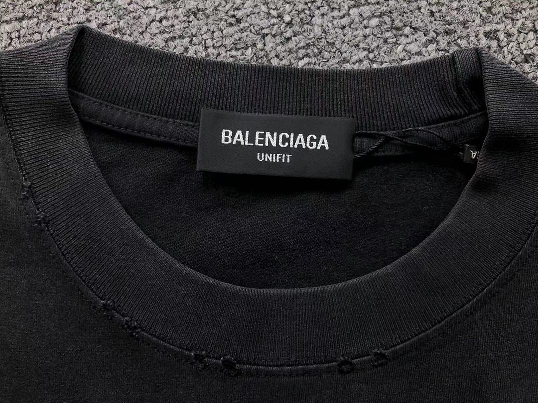 Balenciaga 128 B⭐L⭐⭐⭐IA⭐A T-SHIRT 42042909133 (Im 170Cm 60Kg I Wear Size 2XL In The Phot) - Image 25