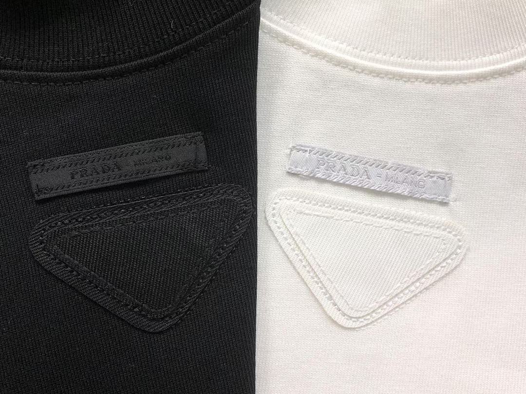 Prada 128 P⭐A⭐A T-SHIRT 22030918171 (Im 170Cm 60Kg I Wear Size M In The Phot) - Image 12