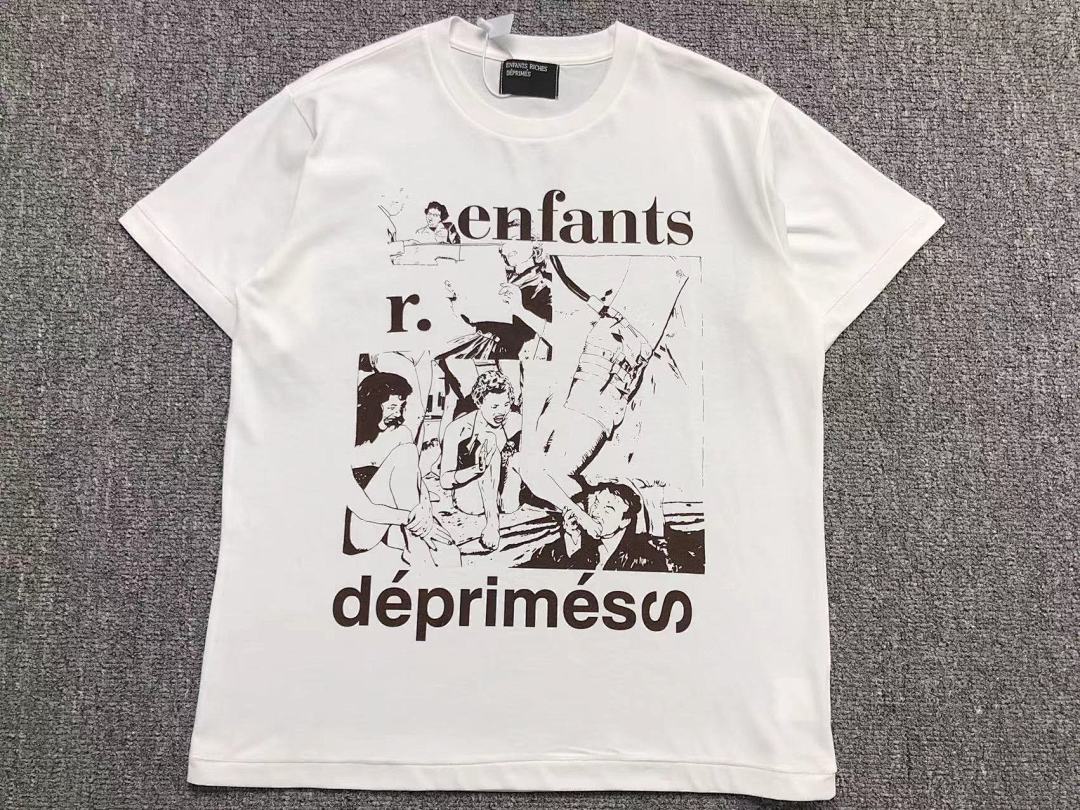 Chanel 98 ENFANTS RICHES DEPRIMES T-SHIRT 211152217 (Im 170Cm 57Kg I Wear Size S In The Phot) - Image 5