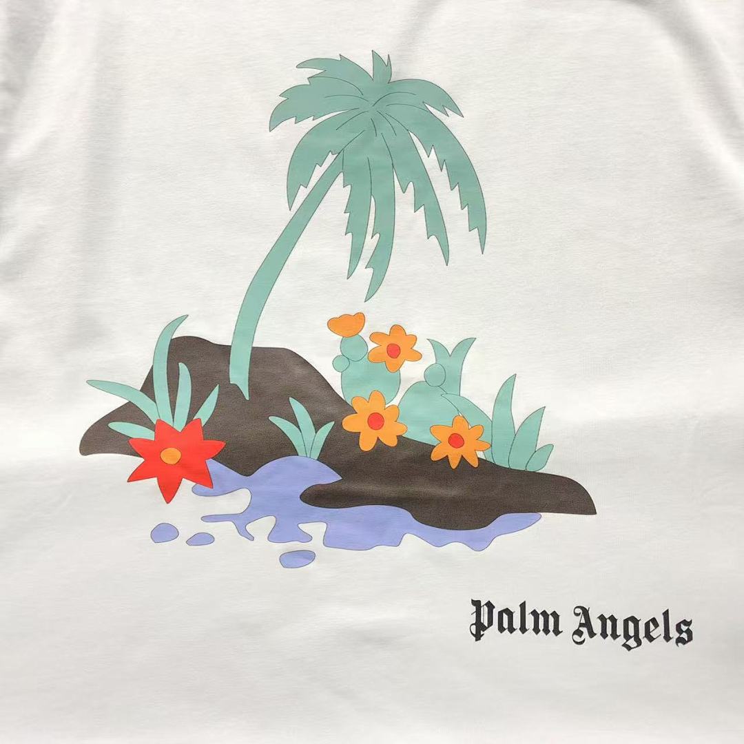 Palm Angels 78 PALM ANGELS T-SHIRT 41060930121 (Im 170Cm 60Kg I Wear Size L In The Phot) - Image 9