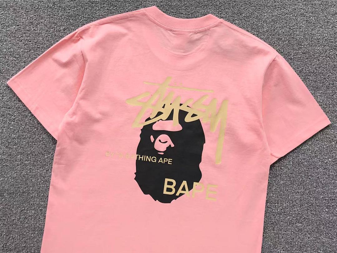Bape 78 BAPE STUSSY T-SHIRT 1102101142 (Im 170Cm 57Kg I Wear Size S In The Phot) - Image 13