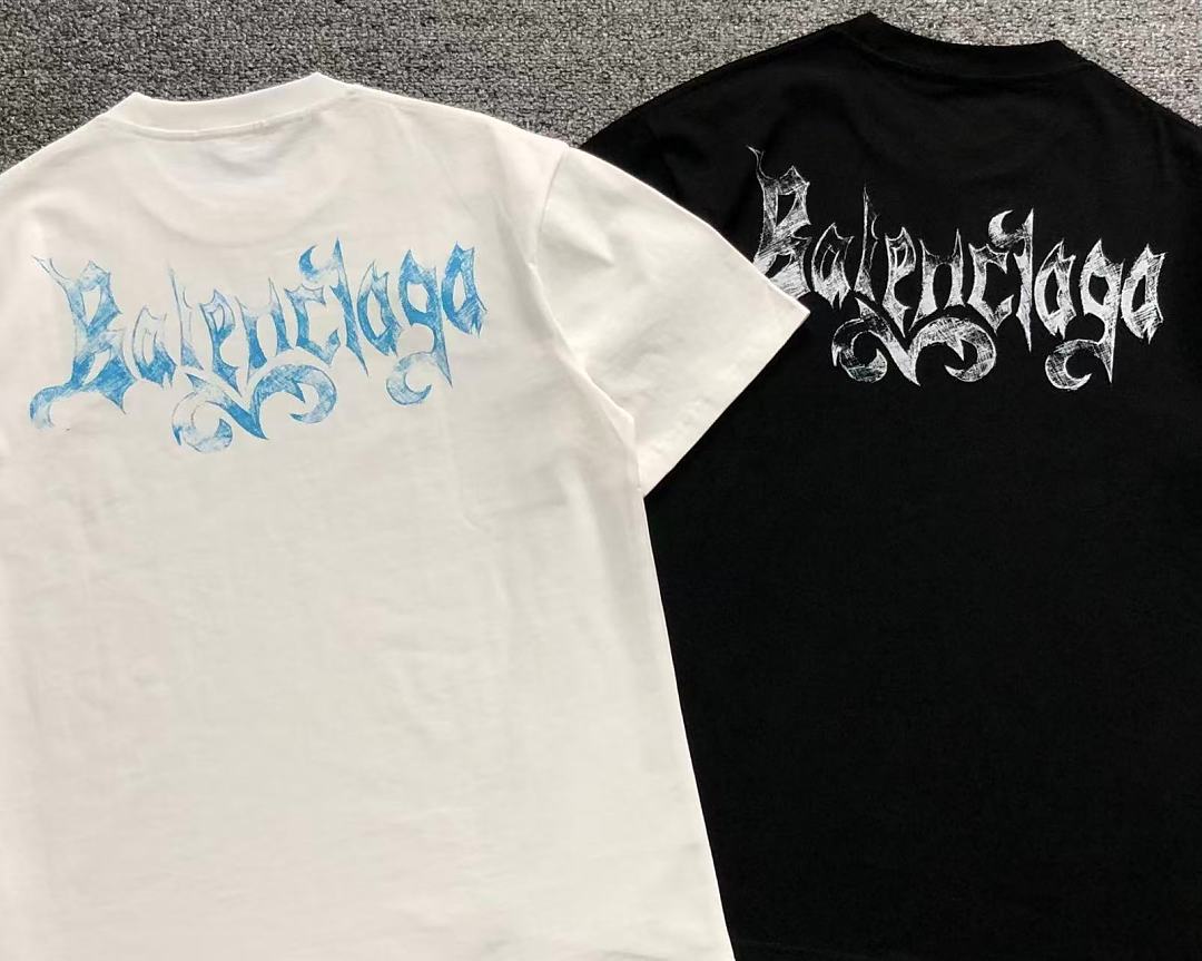 Balenciaga 113 B⭐L⭐⭐⭐IA⭐A T-SHIRT 5261103147 (Im 170Cm 60Kg I Wear Size M In The Phot) - Image 6