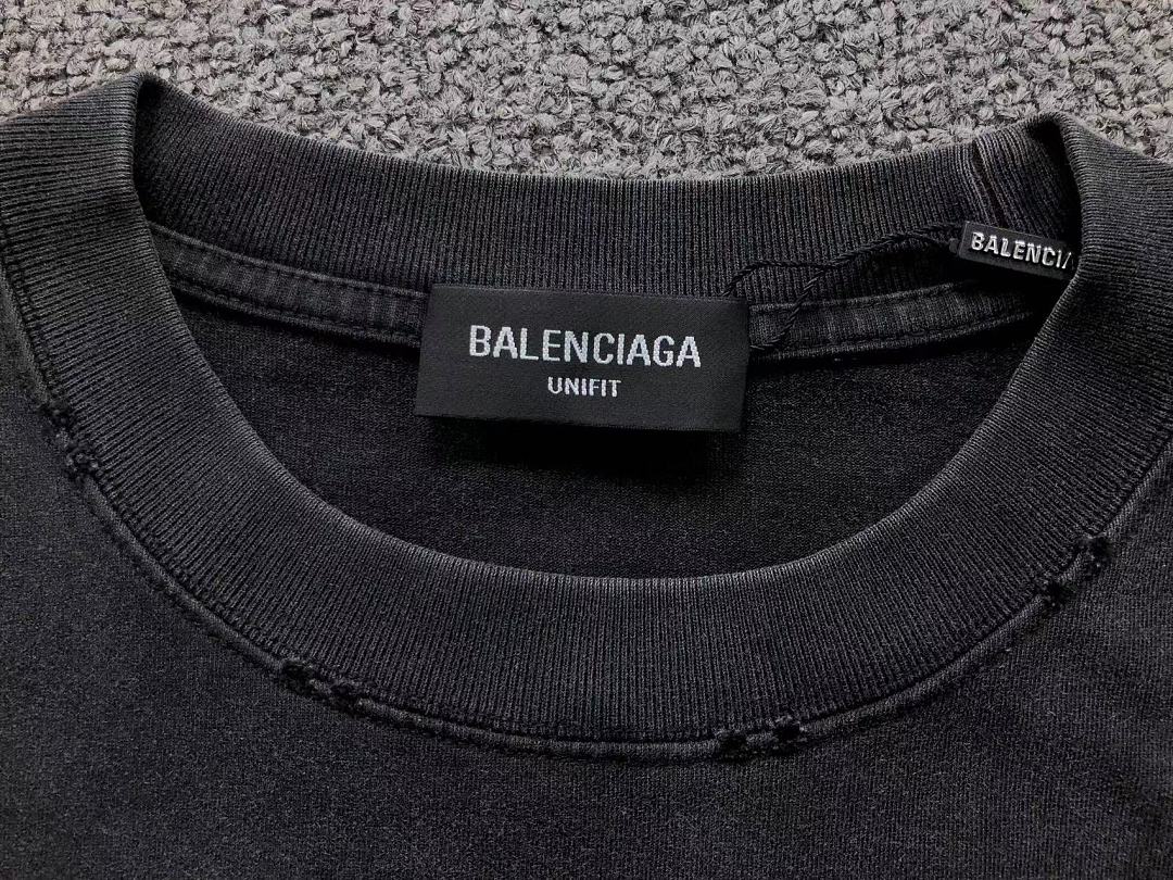 Balenciaga 129 B⭐L⭐⭐⭐IA⭐A T-SHIRT 42061610133 (Im 170Cm 60Kg I Wear Size 2XL In The Phot) - Image 23
