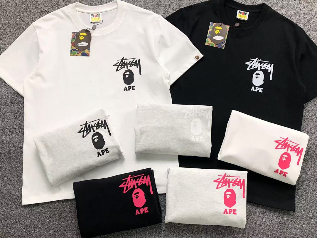 Bape 79 BAPE STUSSY T-SHIRT 411182242 (Im 170Cm 57Kg I Wear Size S In The Phot) - Image 32