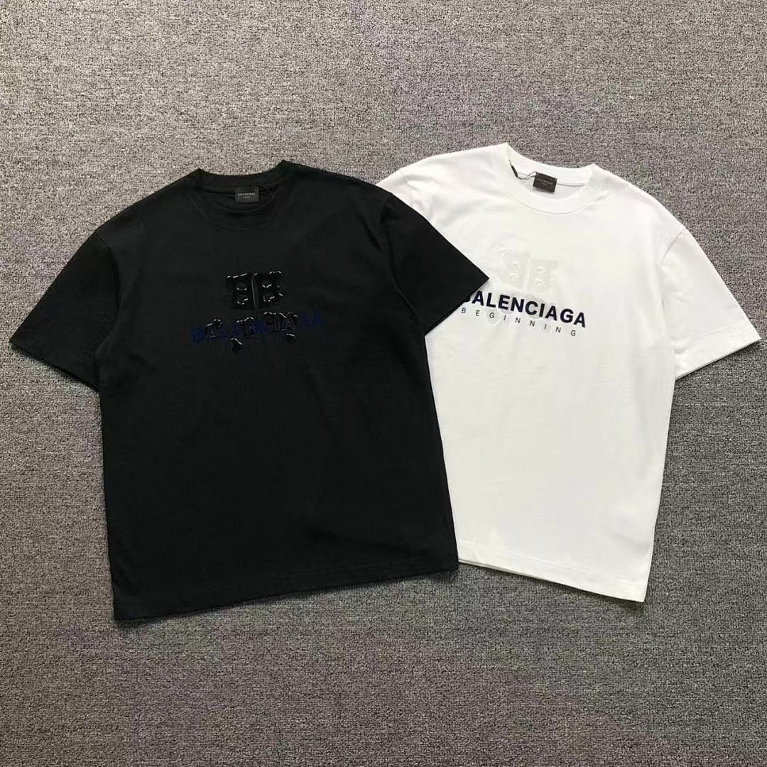 Balenciaga 118 B⭐L⭐⭐⭐IA⭐A T-SHIRT 5232317147 (Im 170Cm 60Kg I Wear Size L In The Phot)