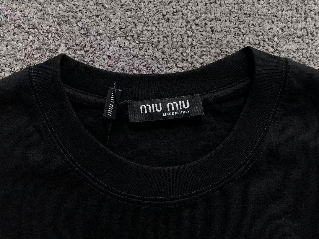Miu Miu 113 M⭐U T-SHIRT 5207270570 (Im 170Cm 60Kg I Wear Size S In The Phot) - Image 14