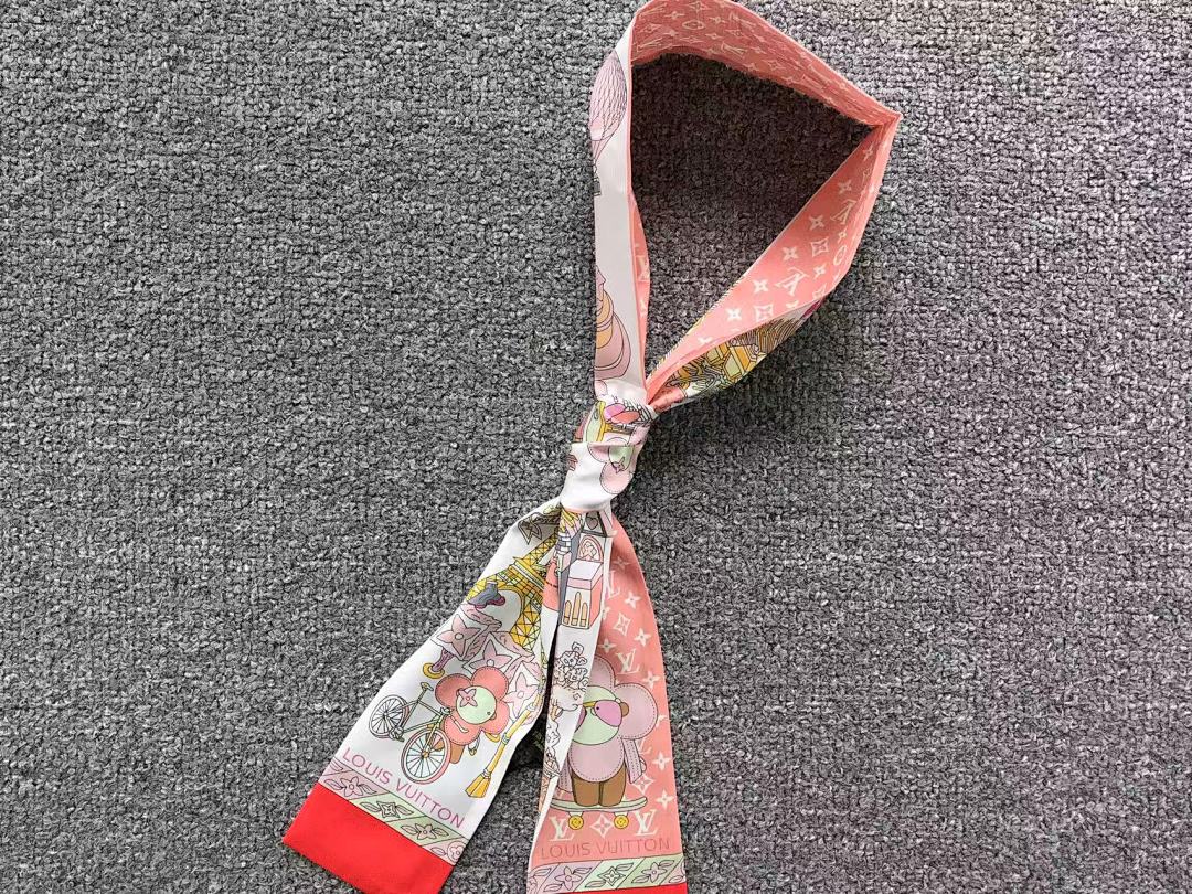 Louis Vuitton 68 L⭐ SCARF 5112817102 (Long 116CM* Wide 8CM*) - Image 4