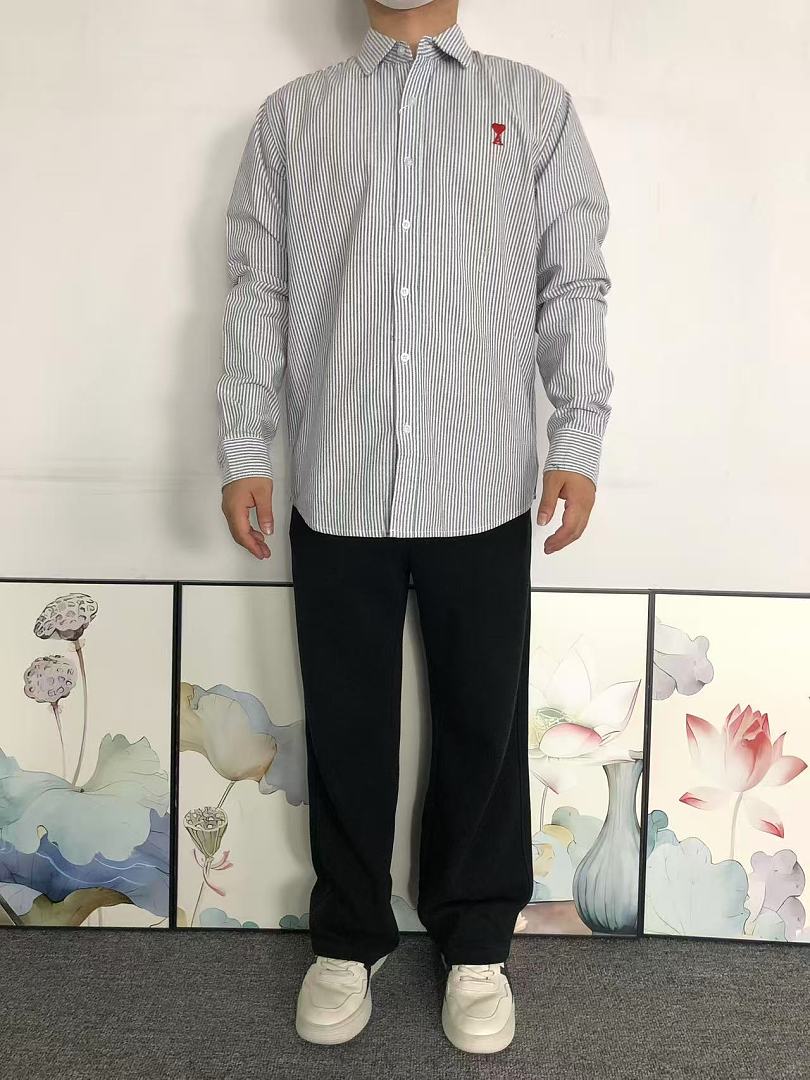 AMI 128 AMI SHIRT 5251604147 (Im 170Cm 60Kg I Wear Size L In The Phot) - Image 3