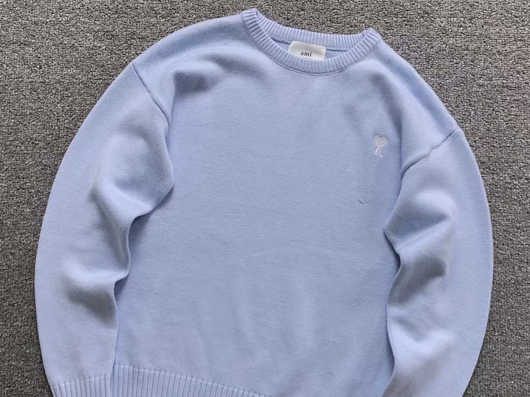 AMI 158 AMI SWEATER 21101110125 (Im 170Cm 60Kg I Wear Size S In The Phot) - Image 18