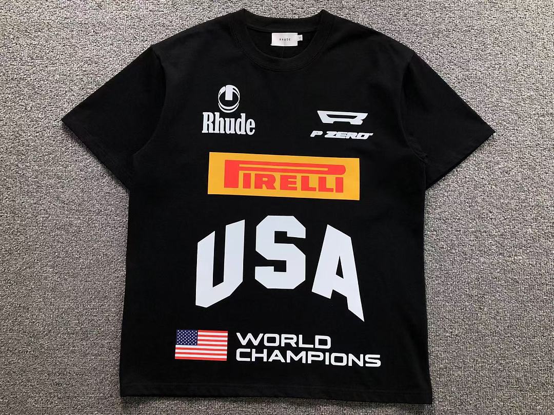 Rhude 95 RHUDE T-SHIRT 3204230221 (Im 170Cm 60Kg I Wear Size S In The Phot) - Image 7