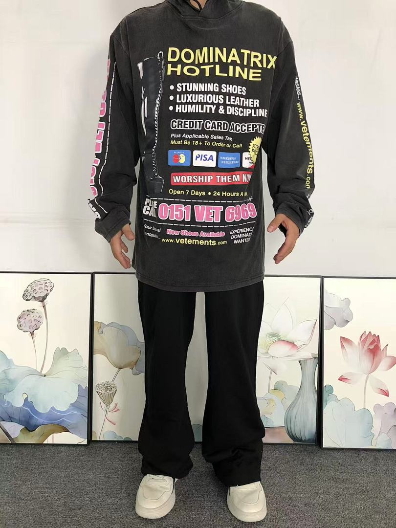 Vetements 225 VETEMENTS LONG SLEEVED 3112180617 (Im 170Cm 60Kg I Wear Size S In The Phot) - Image 3