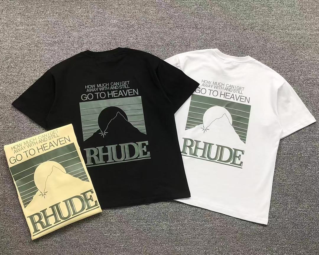 Rhude 105 RHUDE T-SHIRT 3208060717 (Im 170Cm 60Kg I Wear Size S In The Phot) - Image 5