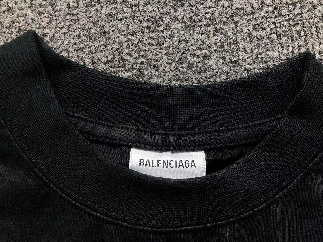 Balenciaga 118 B⭐L⭐⭐⭐IA⭐A T-SHIRT 42061325156 (Im 170Cm 60Kg I Wear Size 1 In The Phot) - Image 12