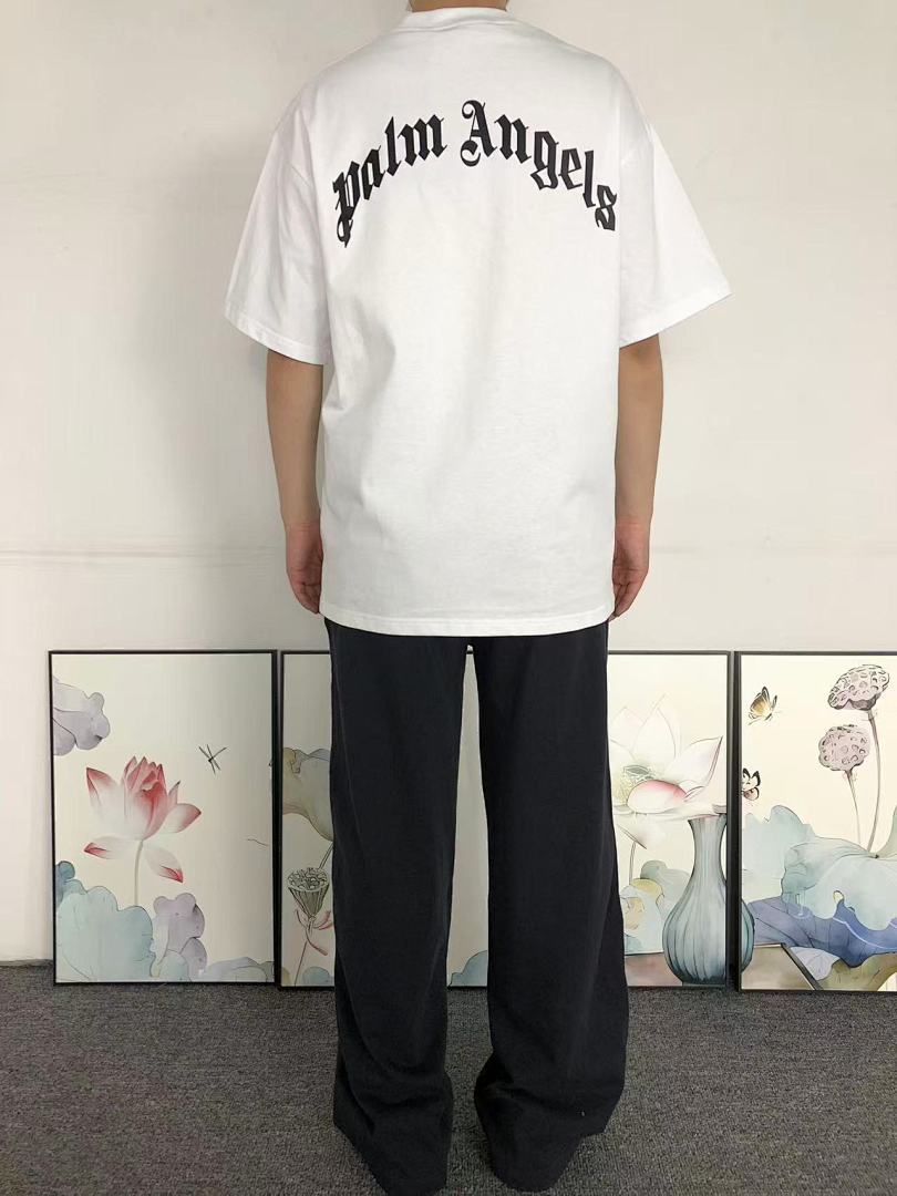 Palm Angels 78 PALM ANGELS T-SHIRT 41060936121 (Im 170Cm 60Kg I Wear Size M In The Phot) - Image 4