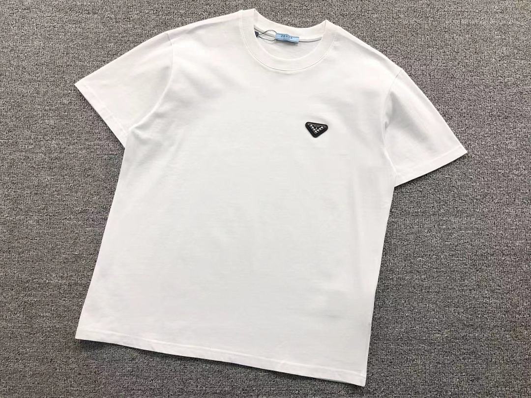 Prada 128 P⭐A⭐A T-SHIRT 211171321 (Im 170Cm 57Kg I Wear Size M In The Phot) - Image 7