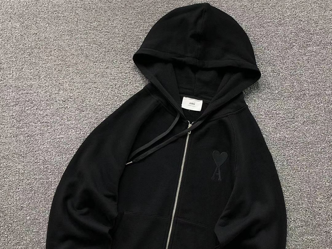 AMI 128 AMI HOODIE 503140588 (Im 170Cm 60Kg I Wear Size S In The Phot) - Image 10