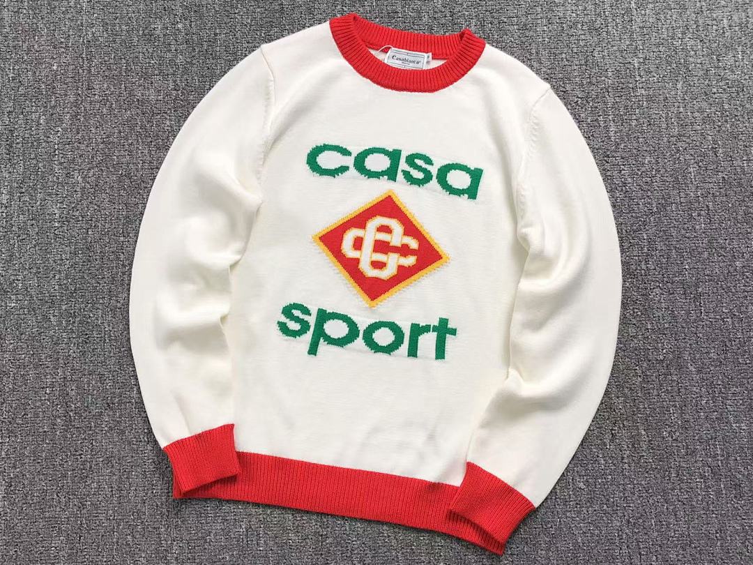 Casablanca 145 CASABLANCA SWEATER 212061148 (Im 170Cm 57Kg I Wear Size M In The Phot) - Image 7