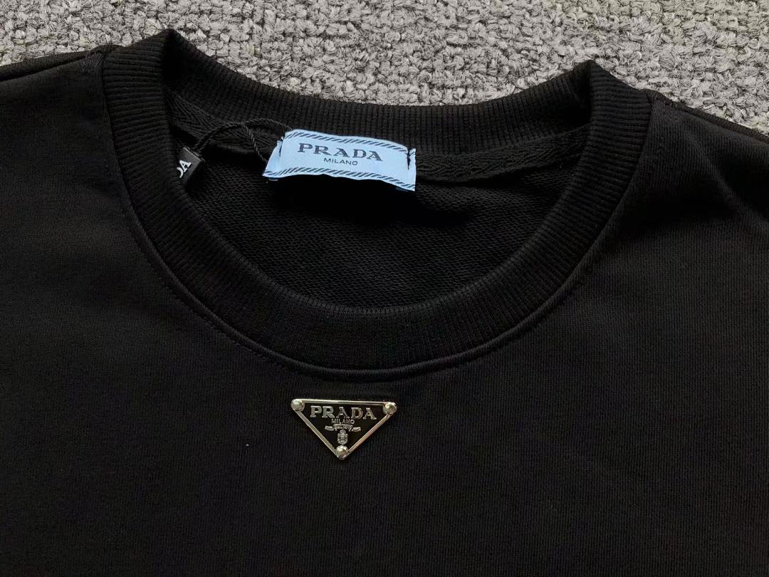 Prada 98 P⭐A⭐A HOODIE 1110310132 (Im 170Cm 60Kg I Wear Size 2XL In The Phot) - Image 15