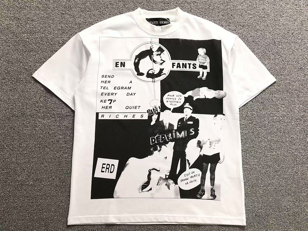 Chanel 88 ENFANTS RICHES DEPRIMES T-SHIRT 5122411162 (Im 170Cm 60Kg I Wear Size S In The Phot) - Image 5