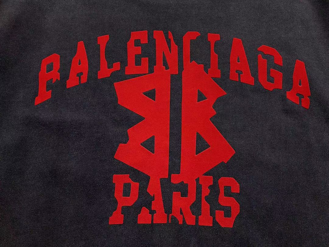 Balenciaga 129 B⭐L⭐⭐⭐IA⭐A T-SHIRT 42061610133 (Im 170Cm 60Kg I Wear Size 2XL In The Phot) - Image 16