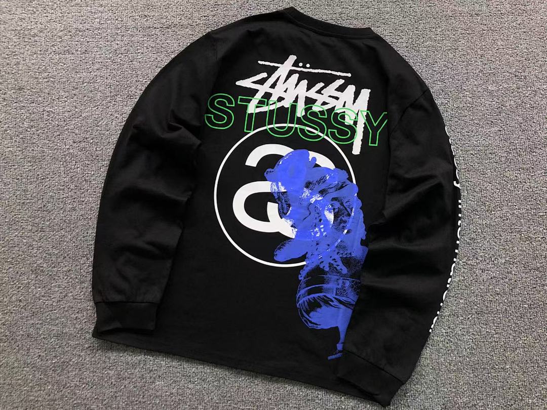 Stussy 135 STUSSY LONG SLEEVED 4107010977 (Im 170Cm 60Kg I Wear Size S In The Phot) - Image 12