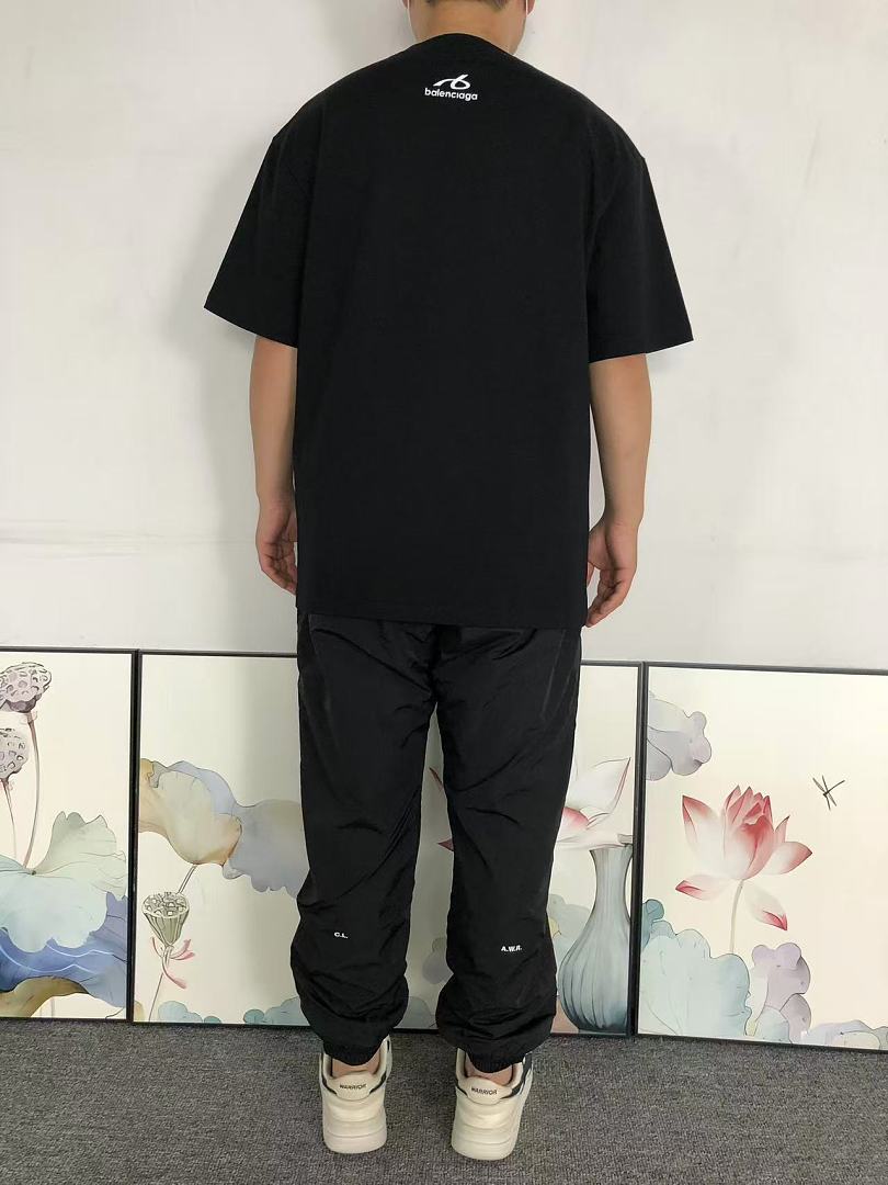 Balenciaga 112 B⭐L⭐⭐⭐IA⭐A T-SHIRT 3207221417 (Im 170Cm 60Kg I Wear Size L In The Phot) - Image 4