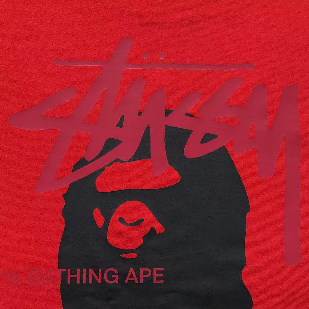 Bape 78 BAPE STUSSY T-SHIRT 1102101142 (Im 170Cm 57Kg I Wear Size S In The Phot) - Image 24