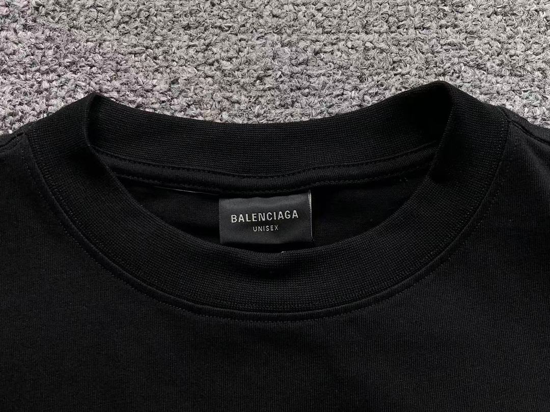 Balenciaga 125 B⭐L⭐⭐⭐IA⭐A T-SHIRT 42042406163 (Im 170Cm 60Kg I Wear Size XS In The Phot) - Image 25