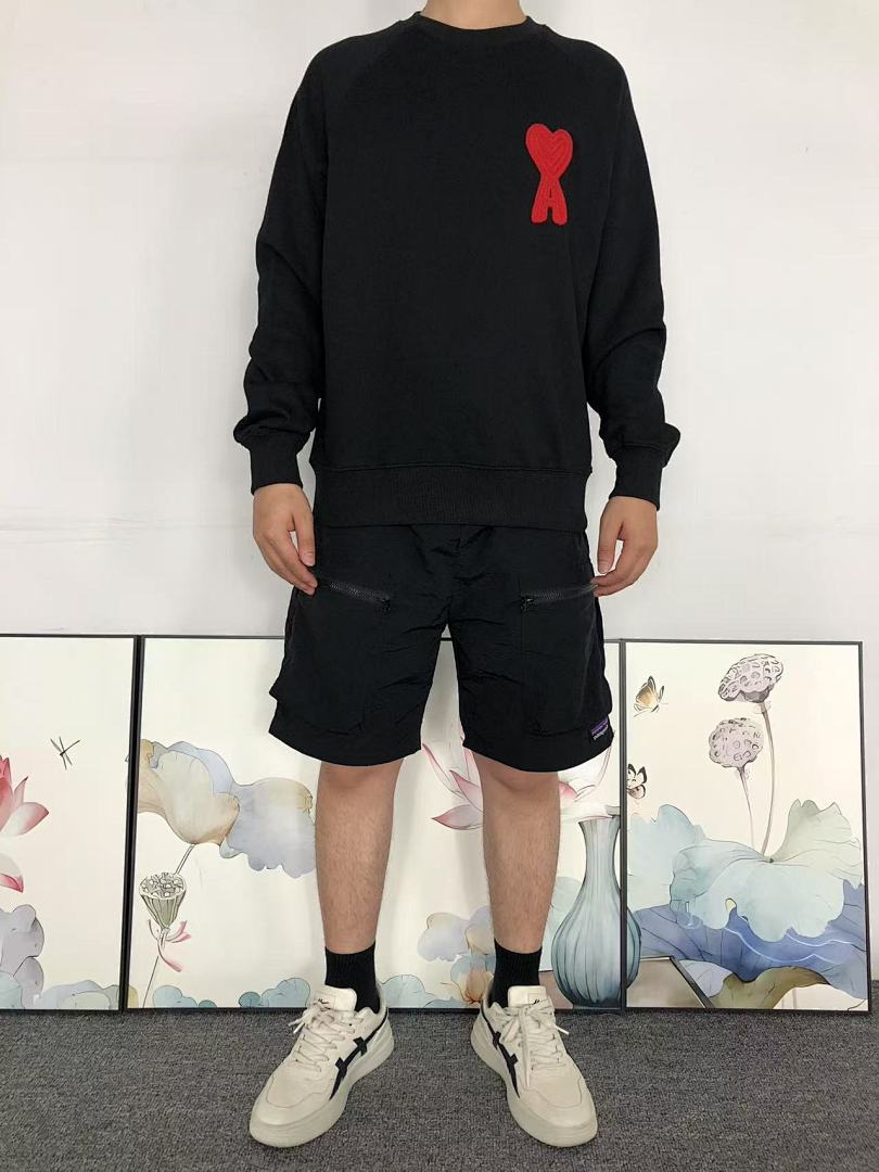 AMI 128 AMI HOODIE 3107080621 (Im 170Cm 60Kg I Wear Size S In The Phot) - Image 3