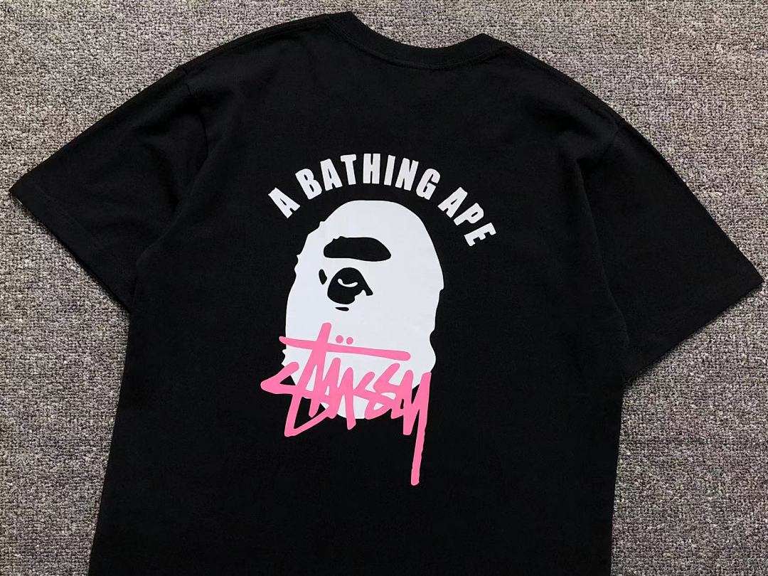 Bape 95 BAPE STUSSY T-SHIRT - Image 7