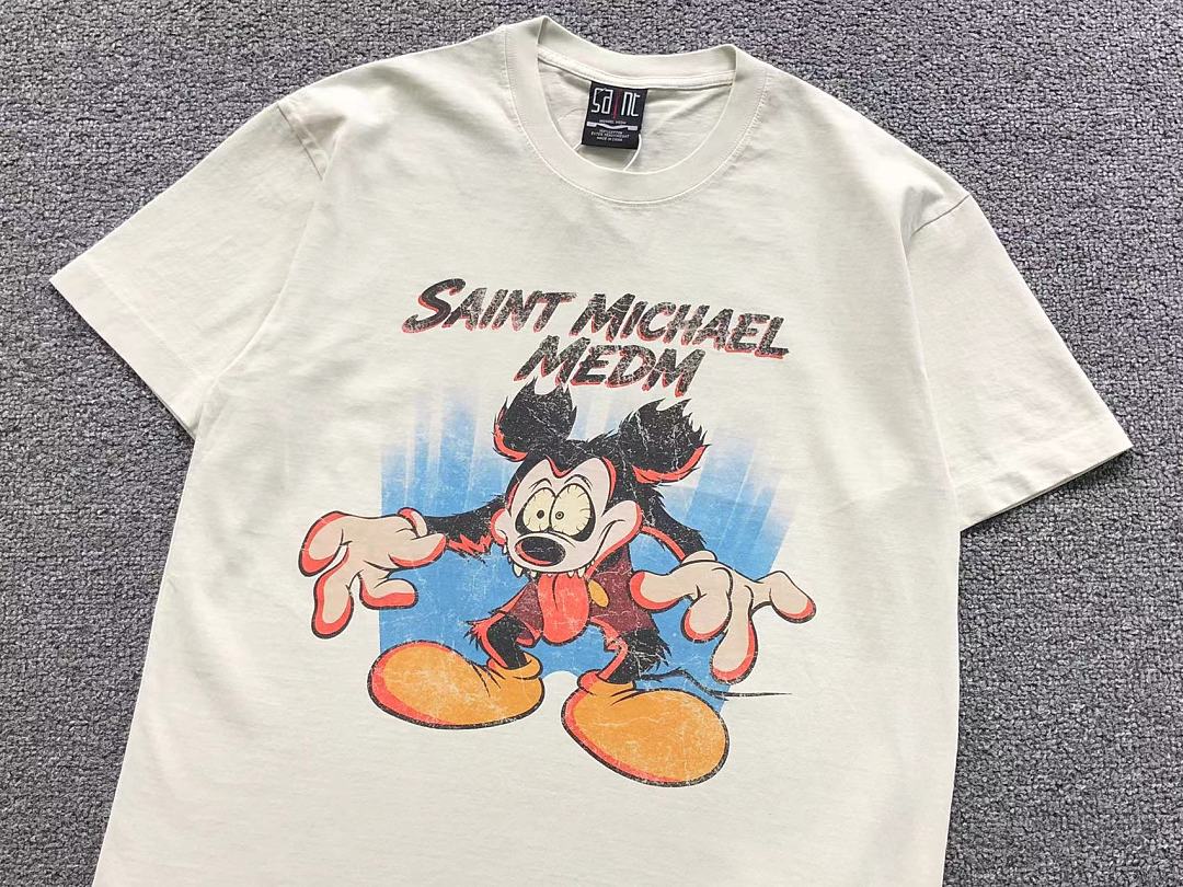 Chanel 98 SAINT MICHAEL T-SHIRT 42081403155 (Im 170Cm 60Kg I Wear Size S In The Phot) - Image 8