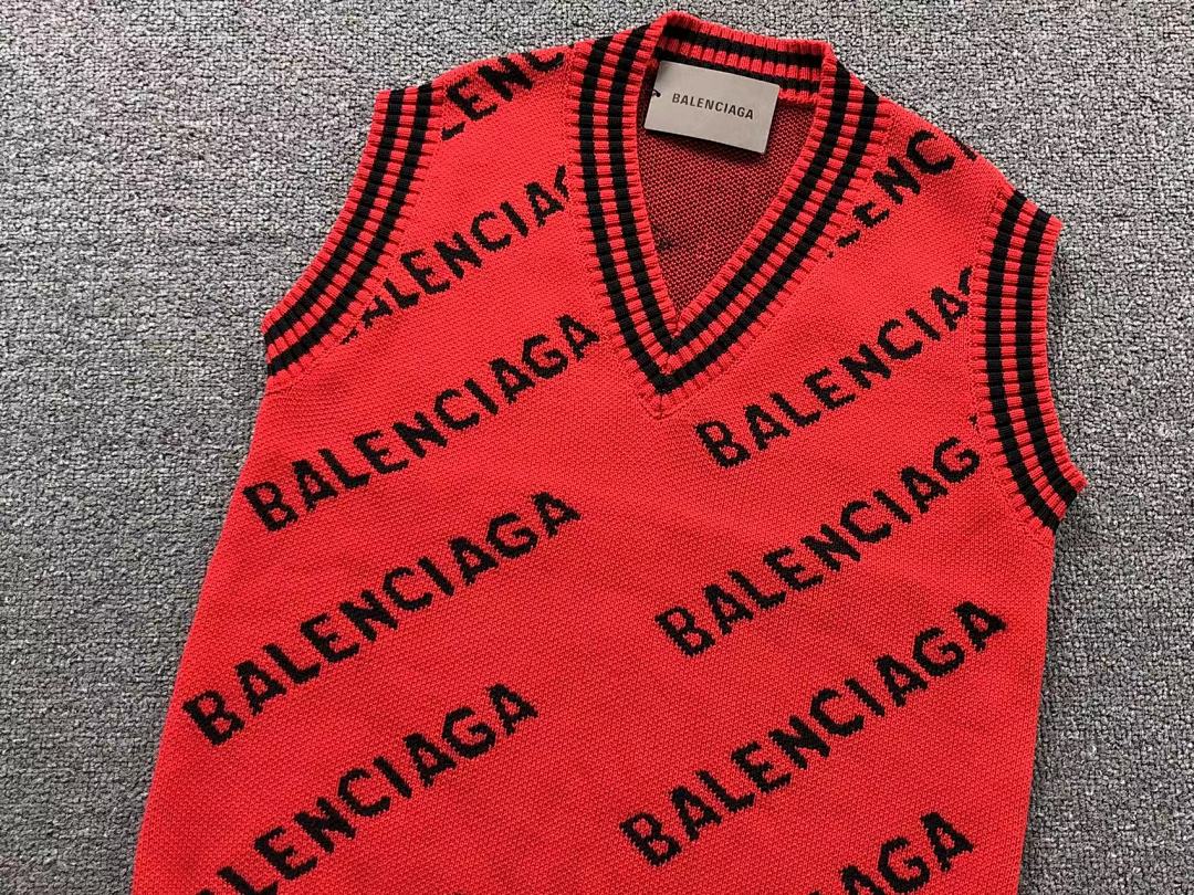 Balenciaga 128 B⭐L⭐⭐⭐IA⭐A VEST SWEATER 41101317146 (Im 170Cm 60Kg I Wear Size XL In The Phot) - Image 13