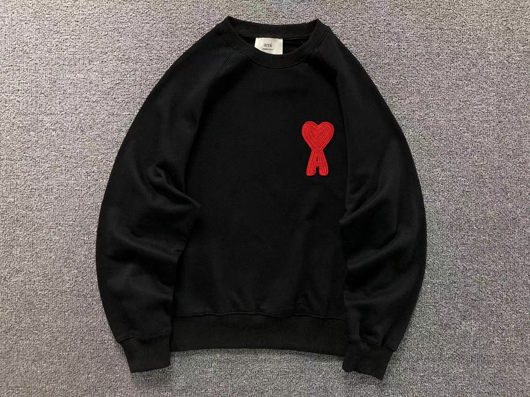 AMI 128 AMI HOODIE 3107080621 (Im 170Cm 60Kg I Wear Size S In The Phot) - Image 7
