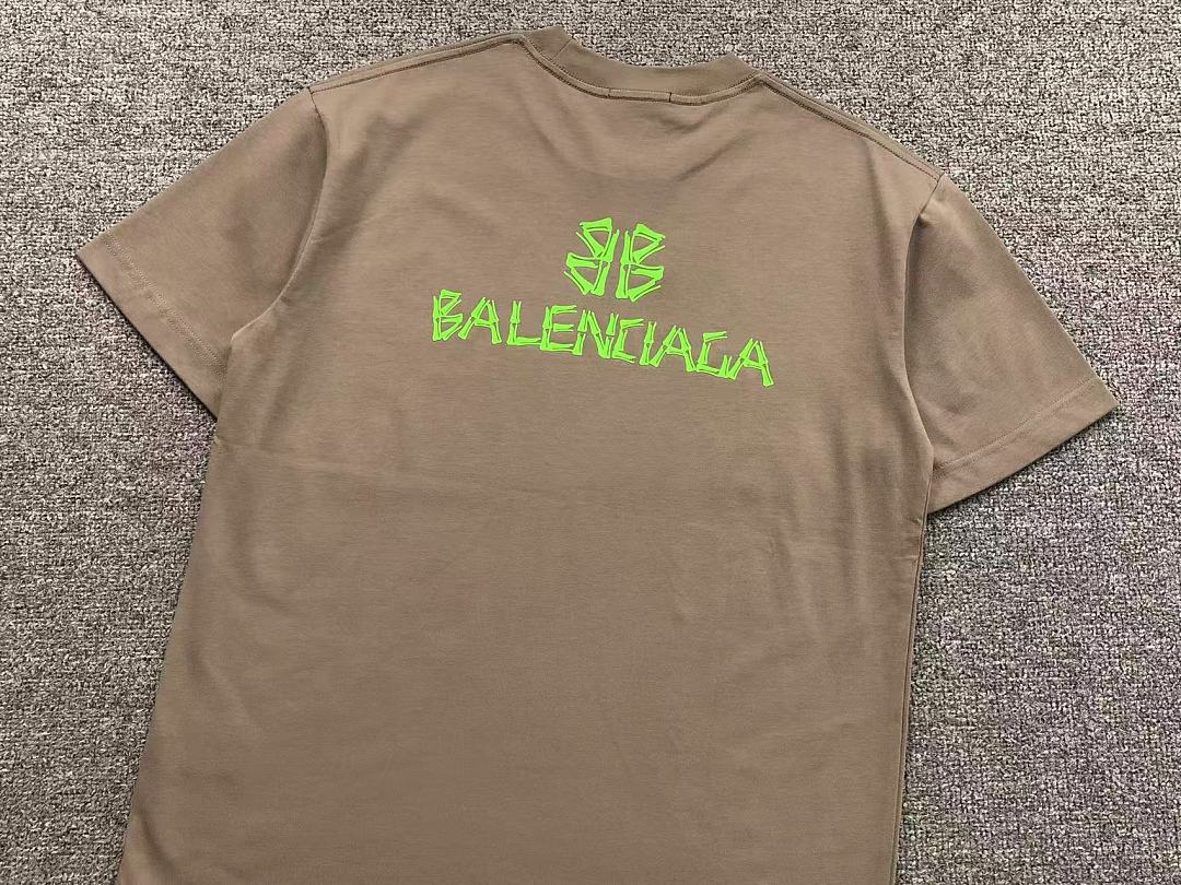 Balenciaga 125 B⭐L⭐⭐⭐IA⭐A T-SHIRT 52070704147 (Im 170Cm 60Kg I Wear Size M In The Phot) - Image 11