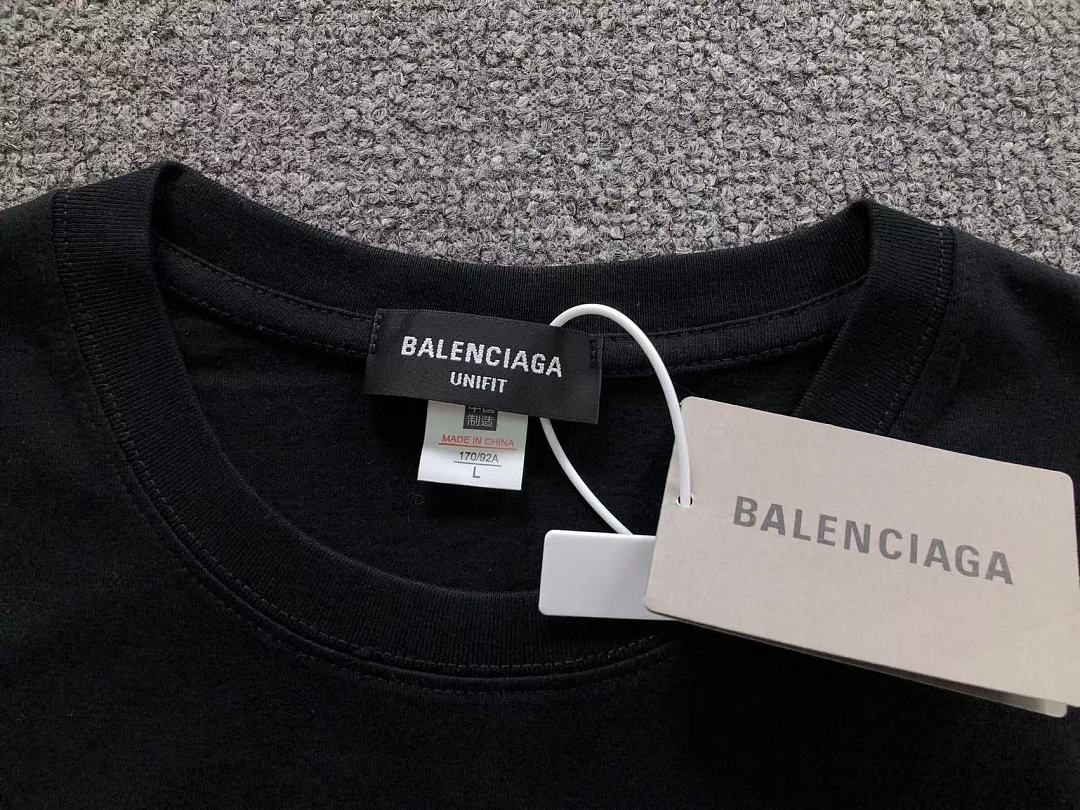Balenciaga 115 B⭐L⭐⭐⭐IA⭐A T-SHIRT 22051315172 (Im 170Cm 60Kg I Wear Size L In The Phot) - Image 12