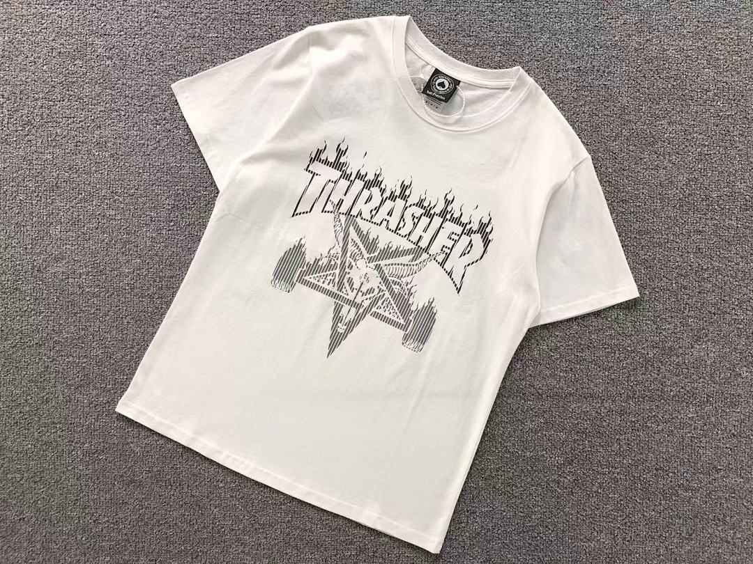 Thrasher 68 THRASHER T-SHIRT 41060905121 (Im 170Cm 60Kg I Wear Size M In The Phot) - Image 13