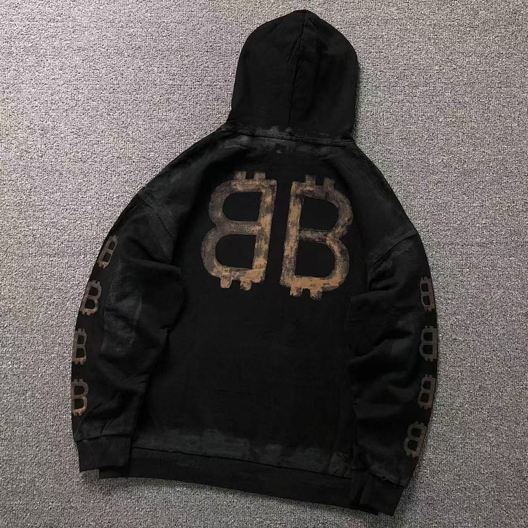 Balenciaga 228 B⭐L⭐⭐⭐IA⭐A HOODIE 4122719163 (Im 170Cm 60Kg I Wear Size XS In The Phot)